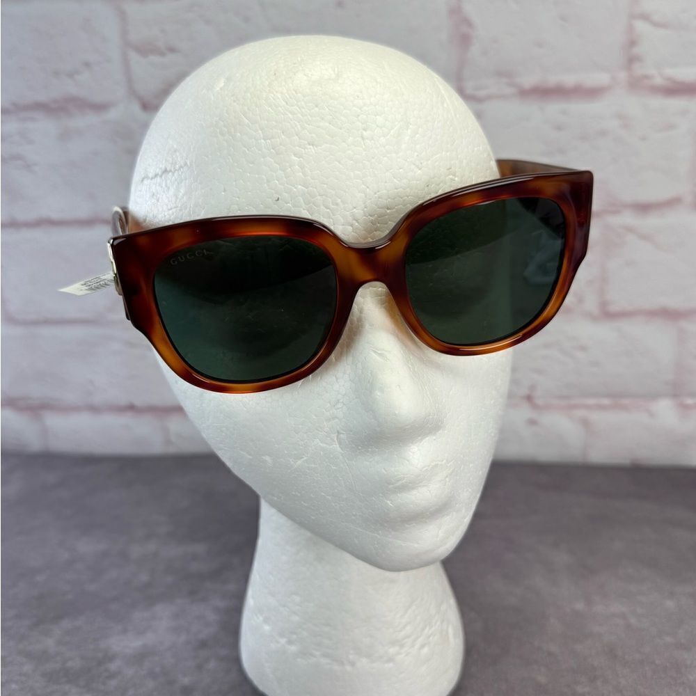 Gucci Sunglasses GG0142SA 002 Women S Havana Gucci Eyewear - Picture 4 of 11
